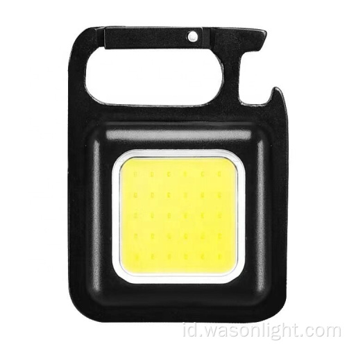 WASON 2022 Tipe-C Baru-C Super Rechargeable Super Mini Pocket COB LED Lampu Kerja Ransel Gantung Obor Lampu dengan Pembuka Botol